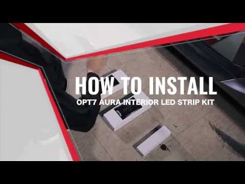 How to INSTALL AURA LED Interior Lighting Kit using the Simple Method