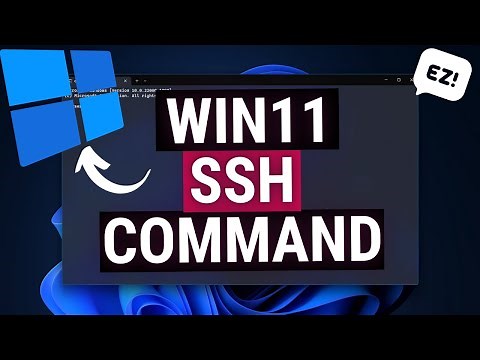 Installing SSH Client on Windows 11 and using the Command Prompt / Terminal