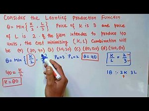 leontief production function. fixed proportion production function. perfect complements production