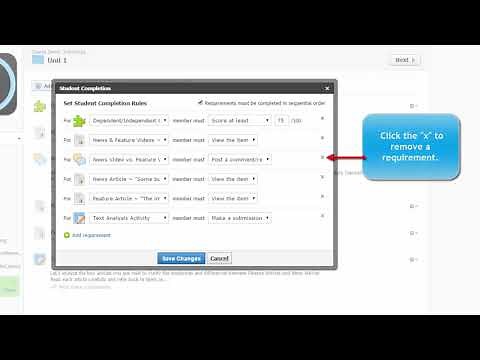 Schoology Student Completion Rules