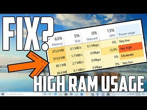 How To Fix High RAM/Memory Usage in Windows 10 [Solved]