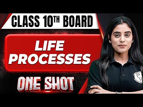 LIFE PROCESSES in 1 Shot: FULL CHAPTER COVERAGE (Theory+PYQs) | Class 10th Boards ⚡