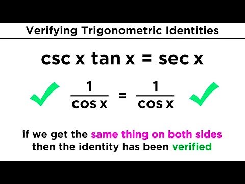 Verifying Trigonometric Identities