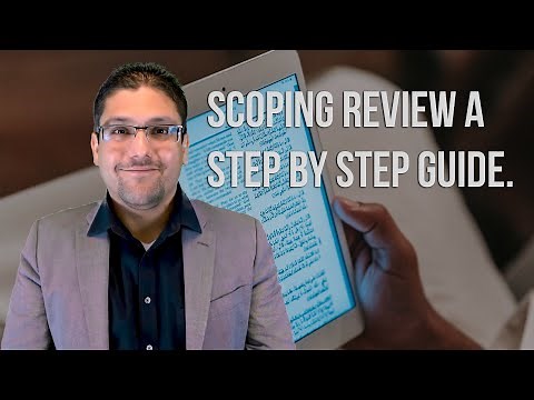 Scoping Review A Step By Step Guide- Dr. Hassaan Tohid