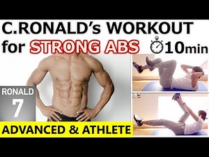 【Cristiano Ronaldo's Abs WORKOUT】For Advanced & Athletes | CR7's Training For a Strong Body | HIIT