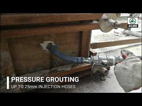 Pressure Grouting Concrete Repair Acme Pictor Grout Pump