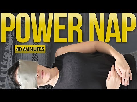 40 Minute Power Nap Guided Meditation to Release & Recharge | with Binaural Beats