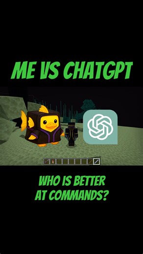 Can I Beat ChatGPT’s Commands? #minecraft #gaming #chatgpt #commandblock