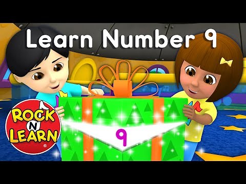 Learn About the Number 9 | Number of the Day: 9 | Nine with Manipulatives | Rock 'N Learn