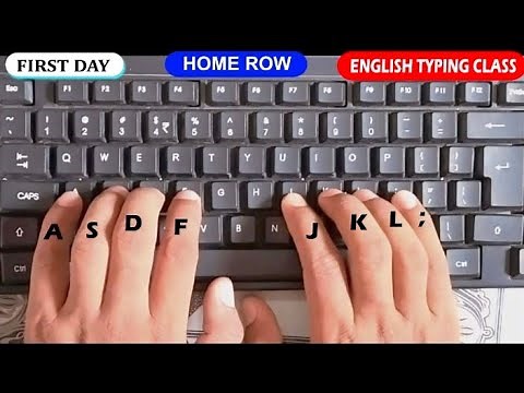 English Typing Course- Day 1 | Free Typing Lessons | Touch Typing Course | Hiplex Computer