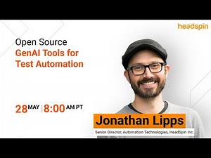Open source GenAI tools for Test Automation | On-Demand Webinar