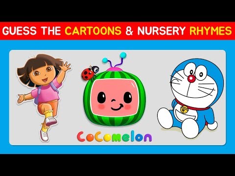 Guess the Cartoons & Nursery Rhymes Challenge! | Fun Quiz for Kids