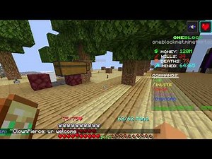 Playing OneBlockNet in minefort