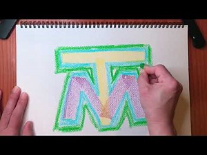 文字から描いていくアート／超初心者〜初心者／art003