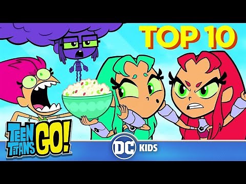 Teen Titans Go! | Top 10 Starfire Transformations | @dckids