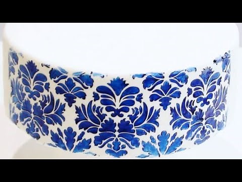 How to use STENCILS on Cakes!