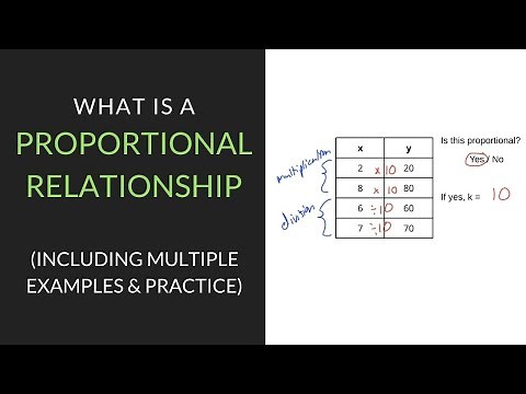 What is a Proportional Relationship? | 7th Grade | Mathcation.com