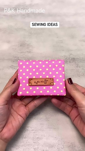 568K views · 9.1K reactions | Sewing IdeasEasy Diy Mini Card Wallet Tutorial | P&K Handmade | #Reels #diy #Sewing #sewingprojects #handmade #สอนเย็บผ้า #howto #sew #diycardwallet | P&K Handmade | Facebook