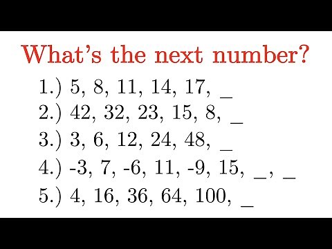 NUMBER SERIES: What's the next number? [with English subtitles]