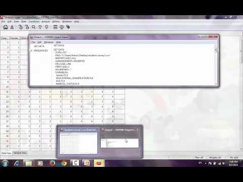 Getting started in PSPP