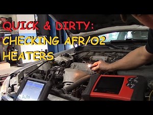 Testing An AFR/O2 Heater Circuit