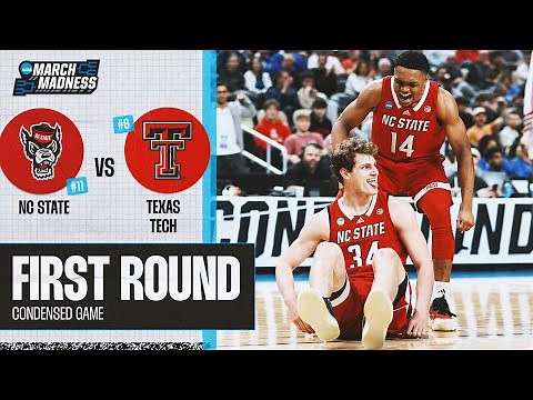 NC State vs. Texas Tech - First Round NCAA tournament extended highlights