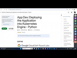 App Dev: Deploying the Application into Kubernetes Engine - Python || Lab Solution || Arcade 2025