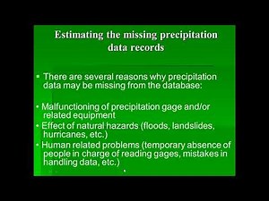 الهيدرولوجي | شرح موضوع Isohyetal Method و simple arithmetic average