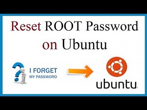 How to reset root password on Ubuntu