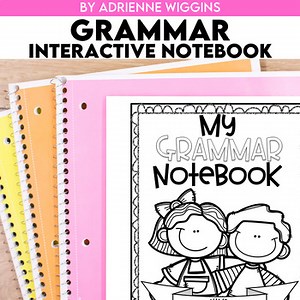 Grammar Interactive Notebook (Google Classroom & PDF Versions) Distance Learning