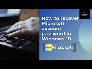 How to recover Microsoft account password | How to reset forgotten Microsoft password in Windows 10