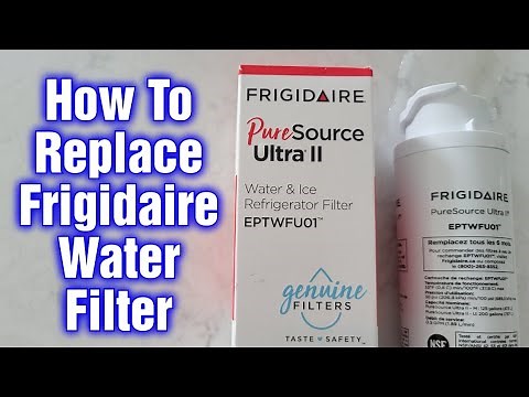 How To Install Water Filter In Frigidaire Refrigerator - EPTWFU01