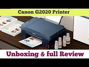 Canon PIXMA G2020 printer Unboxing and full Review || Canon PIXMA G2020 printer 360° angel review