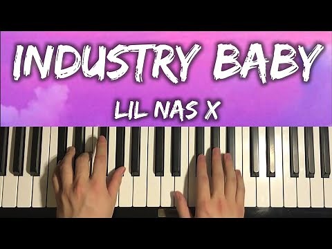 How To Play - Lil Nas X - Industry Baby (Piano Tutorial Lesson)