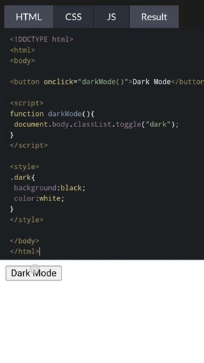 🚀 Build Dark Mode with Just 1 Click