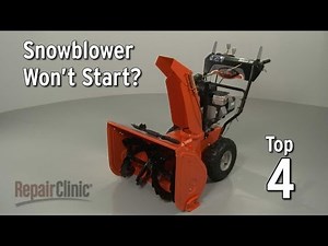 Cub Cadet Snowblower Won't Start | Solutions & Repair Parts | Repair Clinic