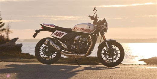 Triumph Tracker 400 Vorstellung Flat Track und Retro Flair
