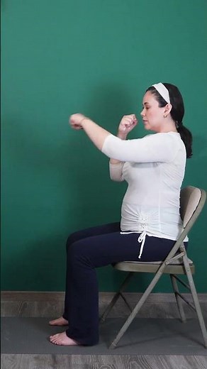 Seated Boxing Punches | Chair Yoga For Seniors and Beginners