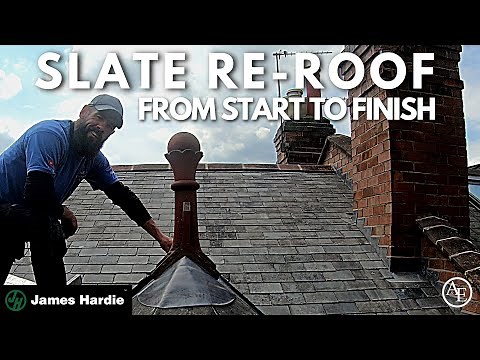 SLATE RE-ROOF: FROM START TO FINISH