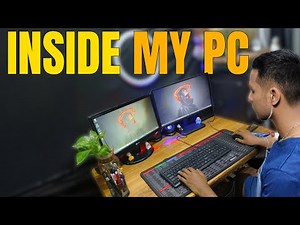 INSIDE MY PC Setup 🔥 Full Desk Tour 2025 | Dual Monitor Gaming Setup 💻✨