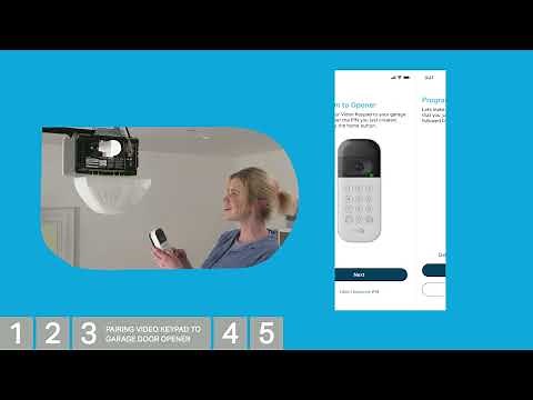 How to Install and Set Up the myQ Smart Garage Video Keypad | Support