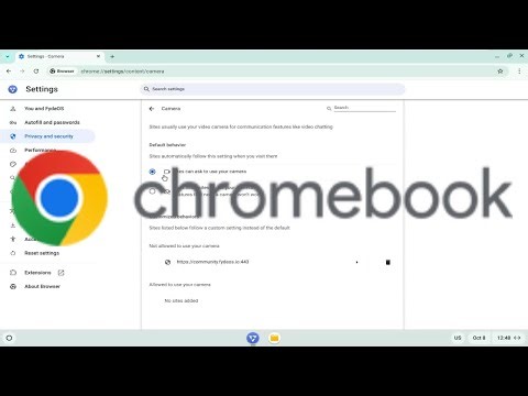 How To Enable Camera Access on Chromebook Browser [Guide]