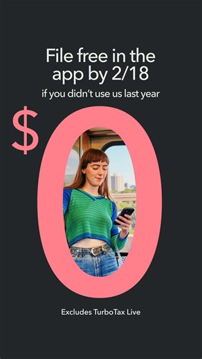 7.4M views · 2.6K reactions | New! File your own taxes for FREE in the app by 2/18 if you didn’t use TurboTax last year. All tax forms and situations. | Intuit TurboTax | Facebook
