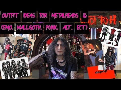 Outfit Ideas For Metalheads + (Emo, Mall Goth, Punk, Alt, Ect)