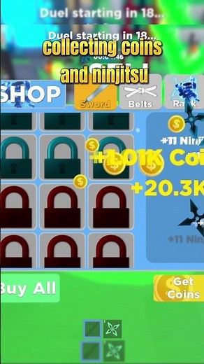 Ninja Legends Bypass Unlocking Islands to Buy Swords and Belts! | #Roblox #ninjalegends #shorts