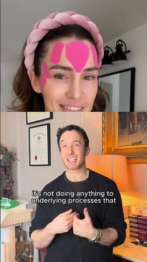 Does “face taping" your wrinkles actually work?⁠