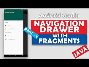 Navigation Drawer With Fragments (2020) | Part 3/4 | Android Studio Navigation Drawer Tutorial