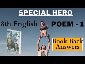 8th English Poem 1 | Special Hero | Book Back Answers