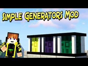 Simple Generators Mod | Sencillos Generadores De Energía | Minecraft 1.12.2 – 1.9.4 | Review Español