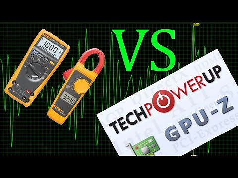 GPU-Z vs Multimeter | Checking Video Card Real Power Draw